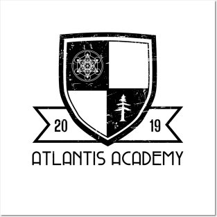 Atlantis Academy School Logo Posters and Art